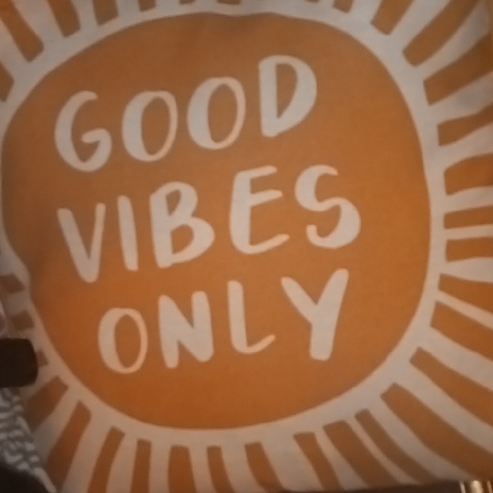 Good vibes decor pillows